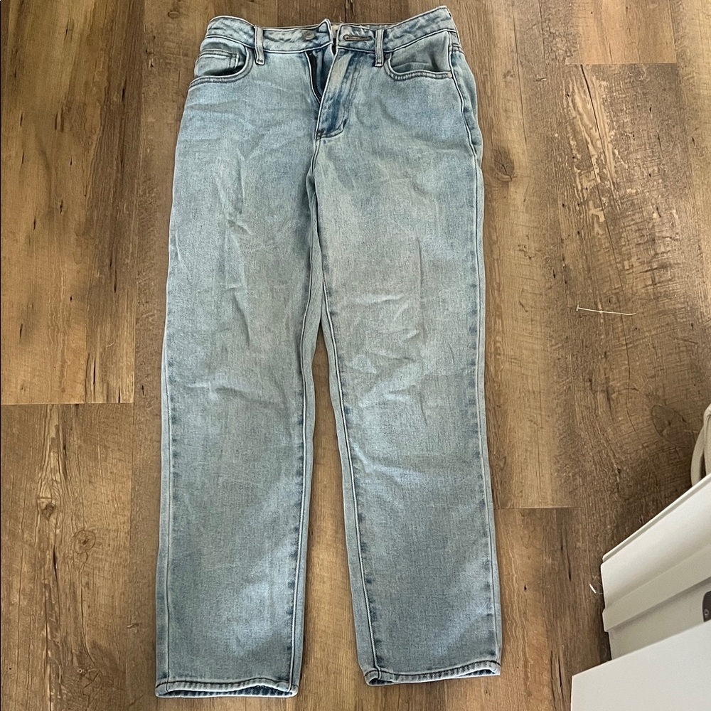 Hollister Light Blue Straight-Leg Jeans